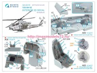 QD+35119   3D Декаль интерьера кабины AH-1Z (Academy) (с 3D-печатными деталями) (attach2 78945)
